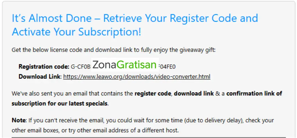 Kunci Lisensi giveaway Leawo Video Converter.