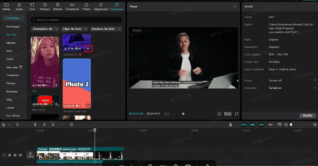 Capcut software video editor gratis