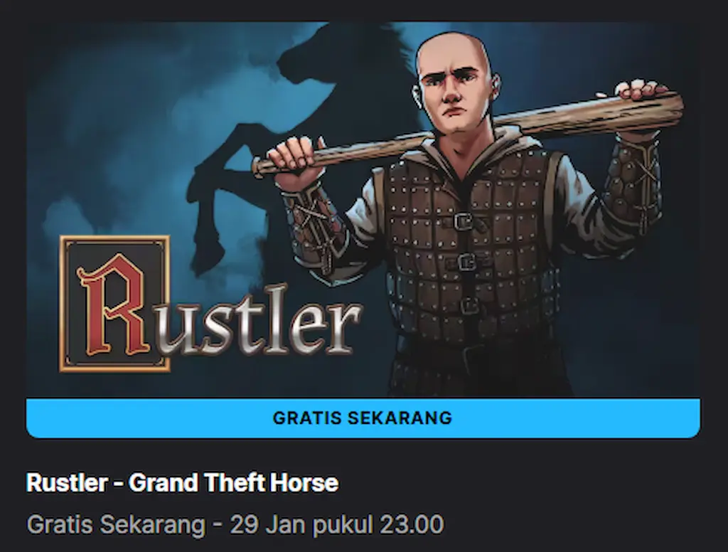 game gratis Epic Games periode 22 Januari 2026 sampai dengan 29 Januari 2026
