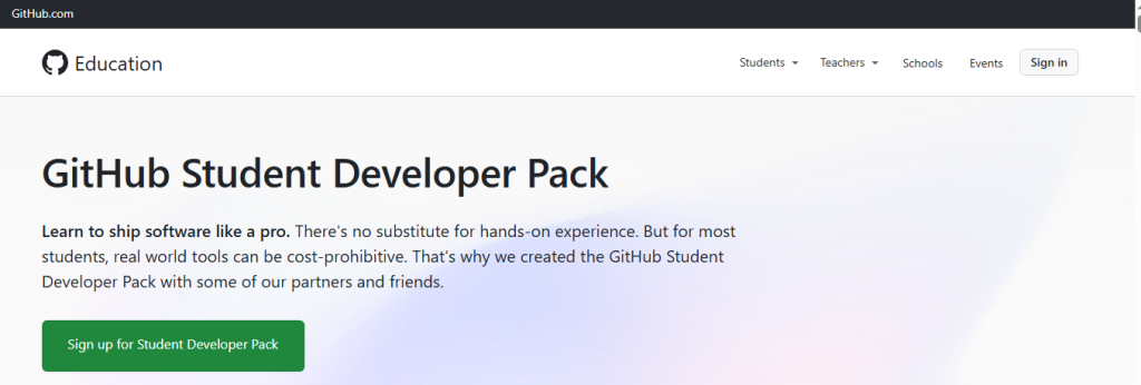 Github Student Developer