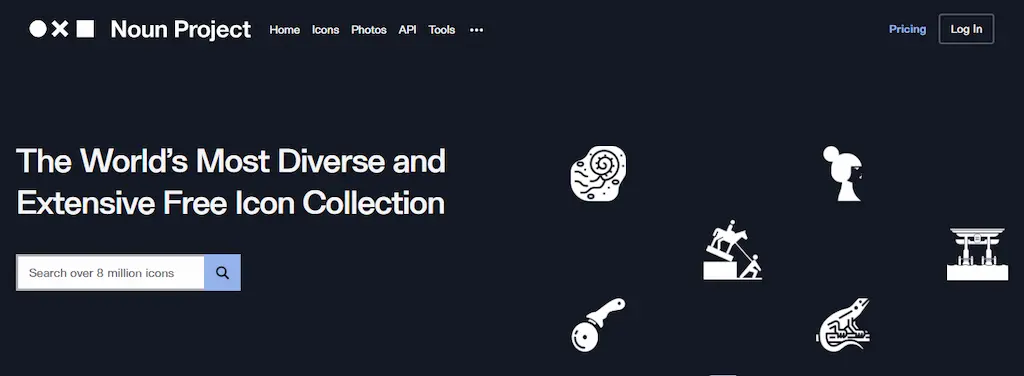 The Noun Project Font dan Ikon Gratis