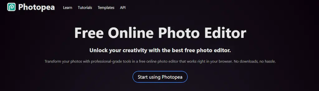 Photopea Software Design Grafis Gratis