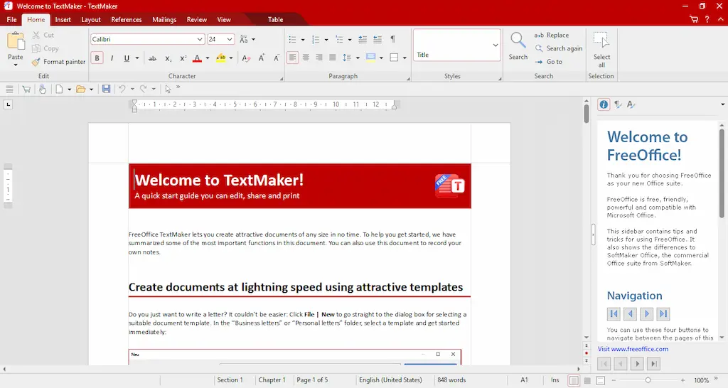 FreeOffice Alternatif Microsoft Office Gratis