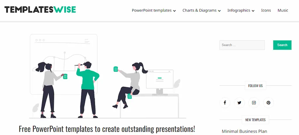 TemplateWise Template PowerPoint Gratis dan Legal
