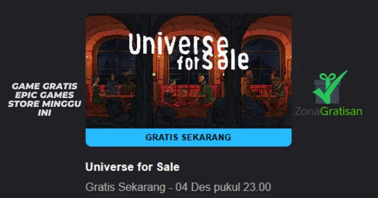 Feature image game gratis Epic Games minggu ini Universe for Sale periode 27 November sampai 4 Desember 2025