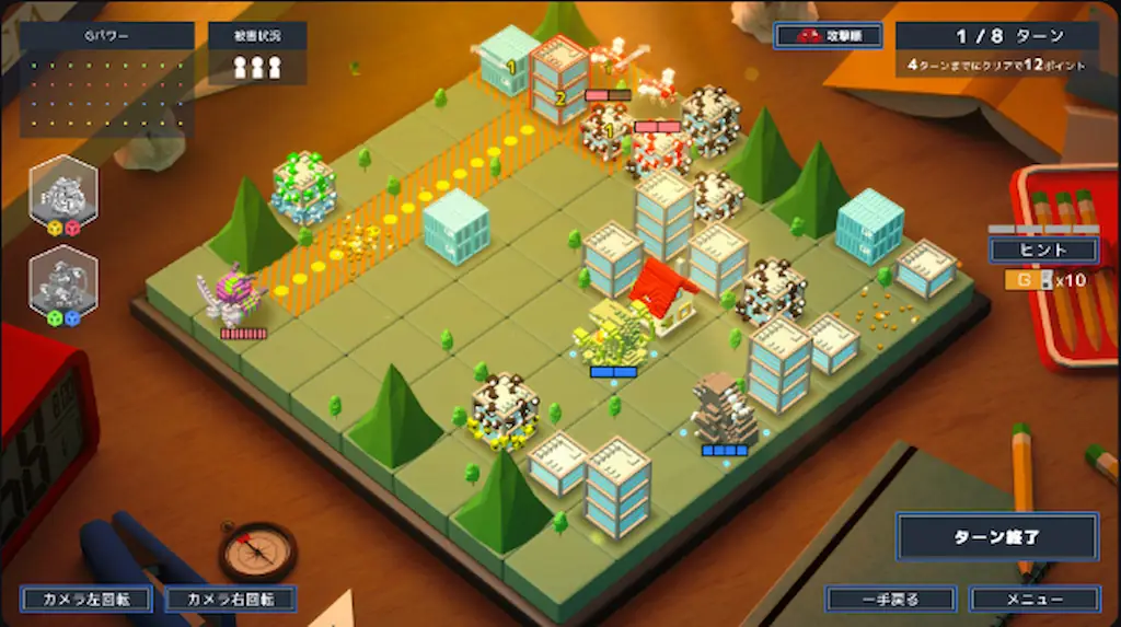 Gameplay Godzilla Voxel Wars – game strategi voxel yang menjadi game gratis Epic Games 20–27 November 2025.
