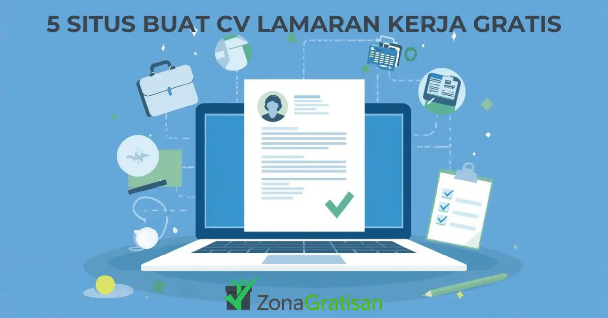 Situs buat CV lamaran kerja gratis online dan profesional
