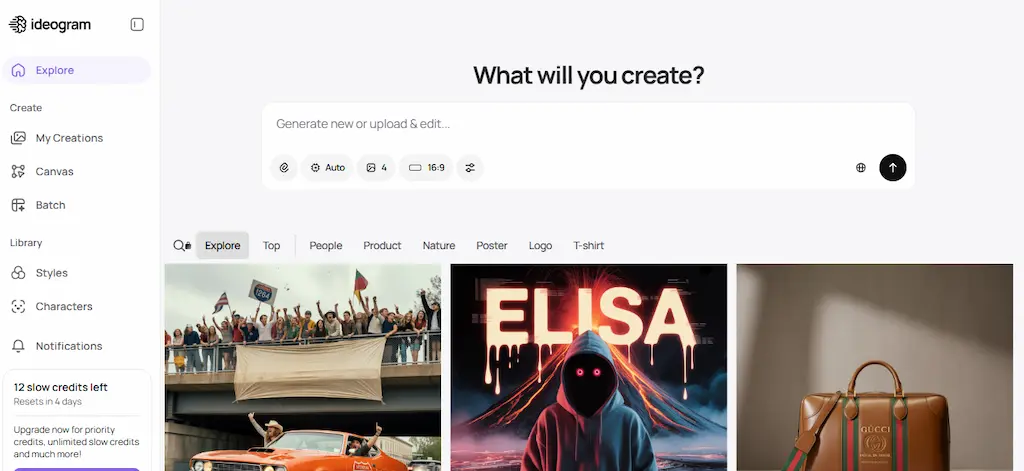 Ideogram AI pembuat gambar dengan teks yang jelas dan rapi