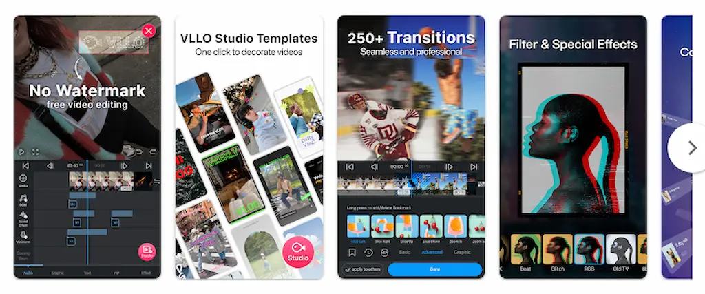 VLLO aplikasi edit video Android gratis tanpa watermark